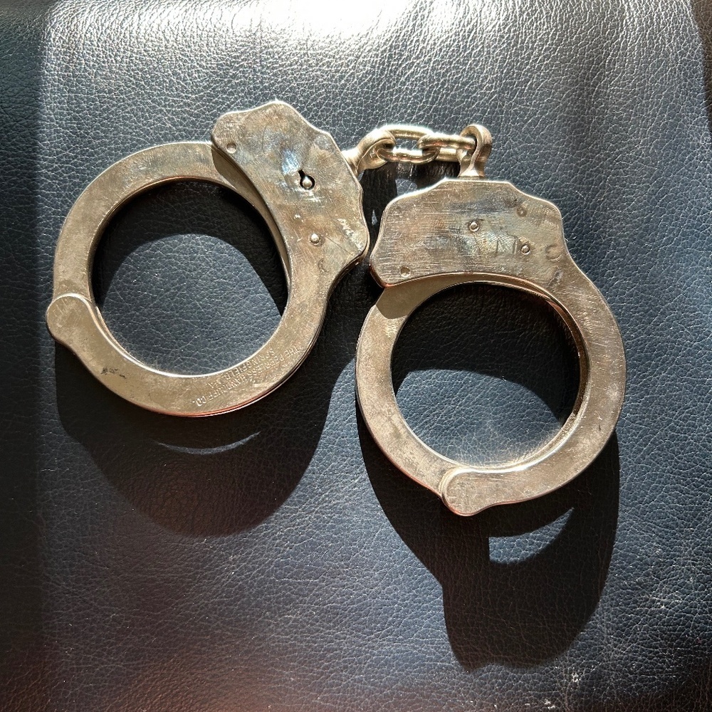 Vintage Law Enforcement Handcuffs‎